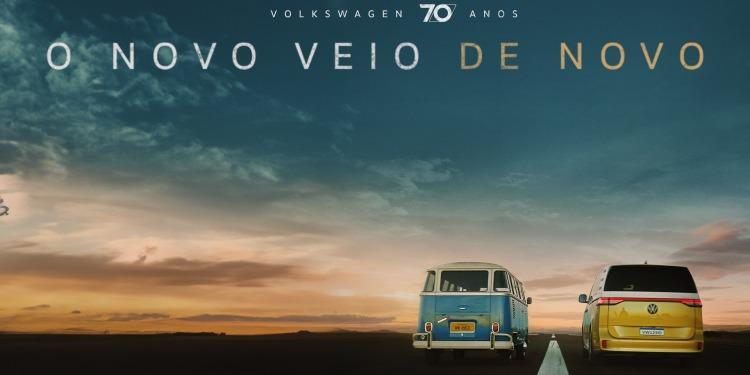 Campanha de 70 anos da VW destaca evolução da marca: o novo sempre vem