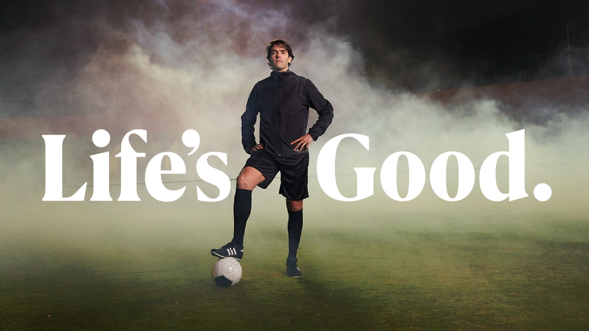 Kaká é a estrela da campanha Life’s Good da LG